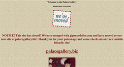 Desktop Screenshot of palacegallery.net